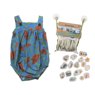 PACK 3 (6-9m) ranita bangkok + juego baño