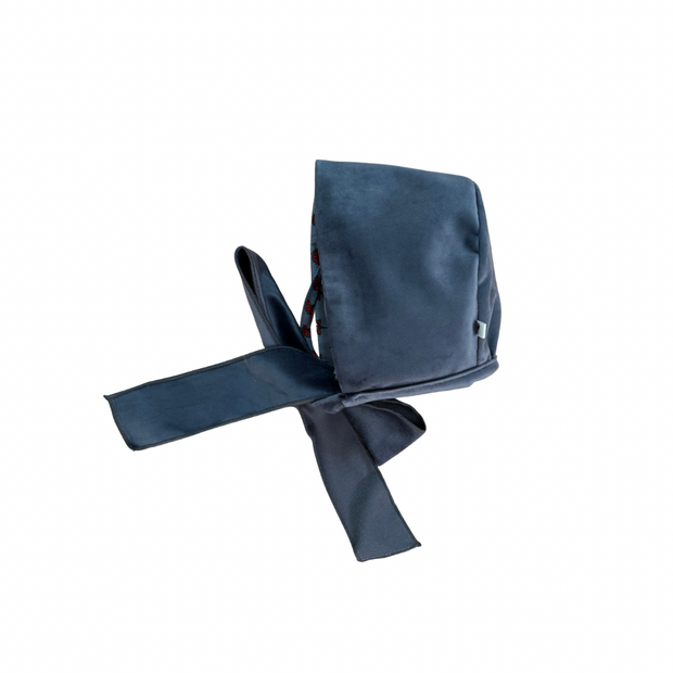 Capota terciopelo gris