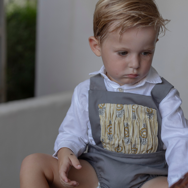 Polera viyela blanca