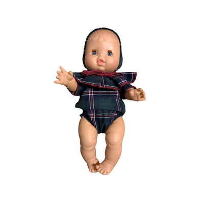 Ropa de muñeca Tartán