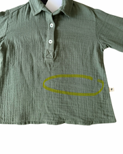 Polera bambula verde